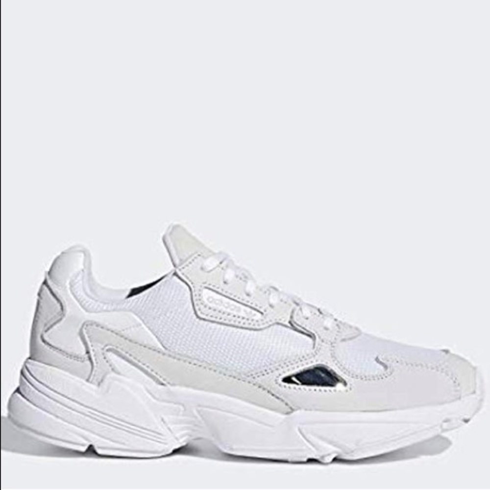 Adidas Falcon in white (size 7)